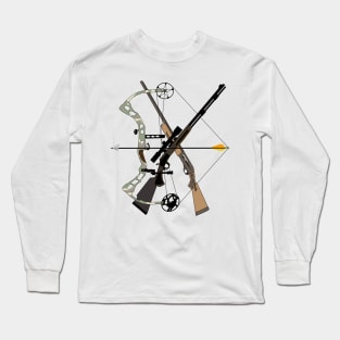 Hunter Toys, Hunting, Weapons, Hunter Gifts Long Sleeve T-Shirt